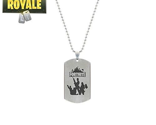 Brand New Stainless Steel Fortnite Logo Necklace