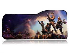 Fortnite Extended Size Custom Professional Gaming Mouse Pad - Anti Slip Rubber Base - Stitched Edges - Large Desk Mat - 28.5" x 12.75" x 0.12" (Fortnite)
