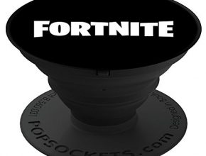 Fortnite Fortnite Logo (Black) PopSockets Stand for Smartphones and Tablets