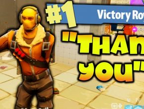 HELPING KID WIN HIS FIRST FORTNITE GAME!!!!