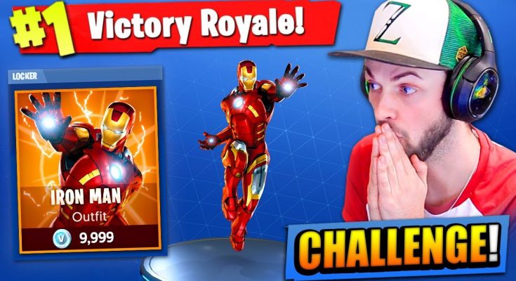 The IRON MAN CHALLENGE in Fortnite: Battle Royale!