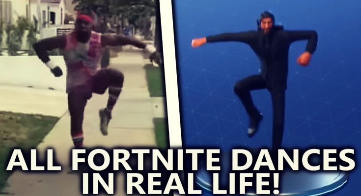 ALL FORTNITE DANCES IN REAL LIFE! (Best Mates, Take The L) *NEW 2018*