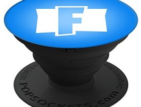 Fortnite Fortnite "F" Logo (Blue) PopSockets Stand for Smartphones and Tablets