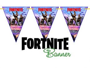 Crafting Mania LLC. 10 FORTNITE Special Triangles For Birthday Banners