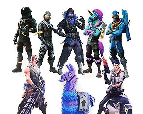 HIGHCAT Fortnite Game #1 Victory Royale 8pcs Figures Toy Acrylic Action Figures Stand Model Party Favors Supplies Decoration Gift 21cm