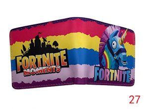 Fortnite Battle Royale BI-Fold Wallet With Coin Purse Short Walelts For Gamers Fans