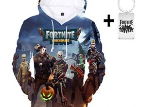 Fortnite 3D Printing Unisex Hoodie Novelty Youth Game Sweatshirt Pullover with Pocket