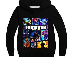 Fortnite Hoodie for Kids Boys Girls Crewneck Hooded Sweatshirt