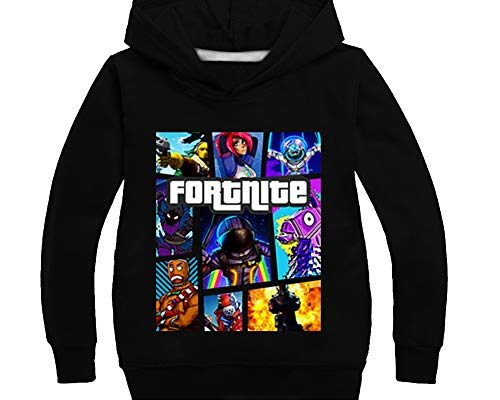 Fortnite Hoodie for Kids Boys Girls Crewneck Hooded Sweatshirt