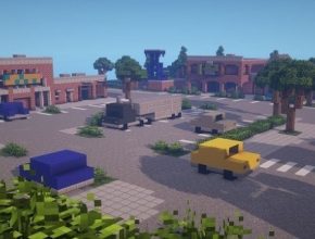'Minecraft' Player's 'Fortnite' Timelapse of Retail Row Is Incredibly Satisfying