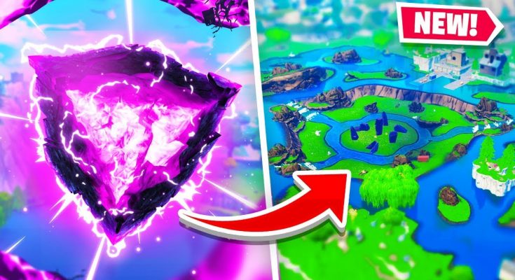THE CUBE EXPLODED in Fortnite Battle Royale