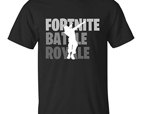 Battle Royale Dab Fortnite Tshirt Youth T-Shirt (YM, Black)