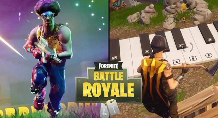 Two massive playable pianos have been added to Fortnite Battle Royale