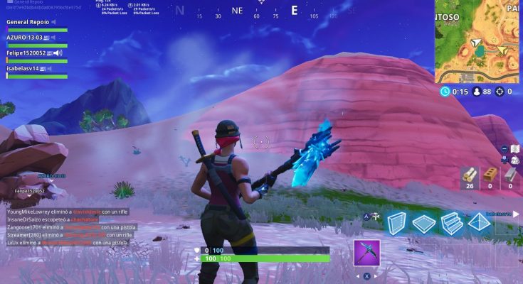 Fortnite players are finding wind portals around in the map on Nintendo Switch