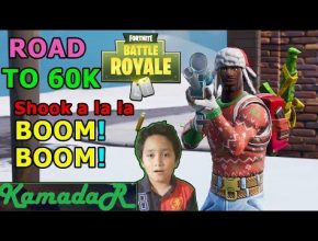 ON THE ROAD TO 60K - BEST FORTNITE 9 YEAR OLD - KAMADAR PLAYS LIVE!