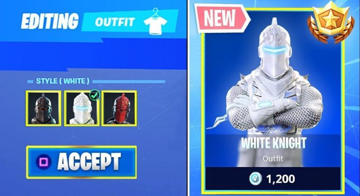 White Knight Skin Is Coming To FORTNITE (HOW TO UNLOCK WHITE KNIGHT, BLACK KNIGHT, AND RED KNIGHT!)
