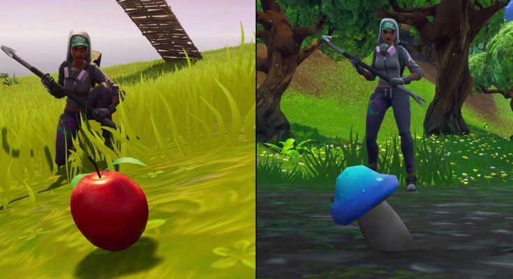 Check out this handy Fortnite map of all apple and mushroom locations