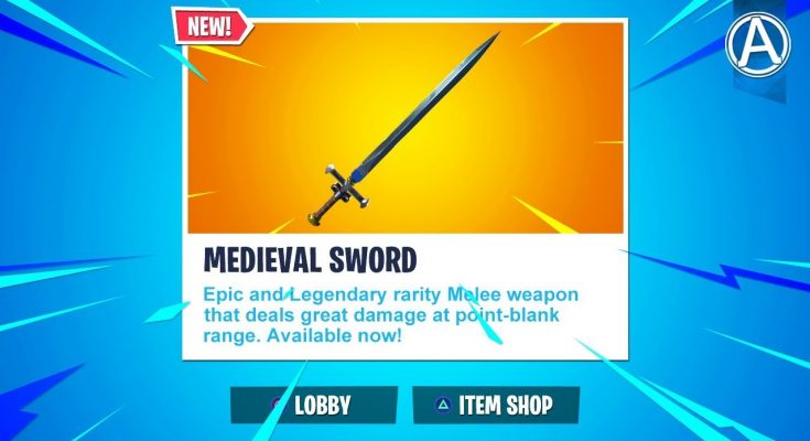 NEW "MEDIEVAL SWORD" Update! // Pro Console Player // 1600+ Wins (Fortnite Battle Royale LIVE)