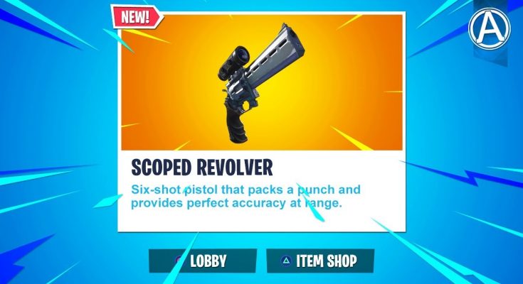 NEW "SCOPED REVOLVER" Update! // Pro Console Player // 1600+ Wins (Fortnite Battle Royale LIVE)