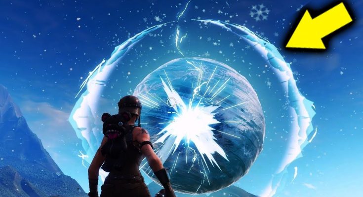 THE SPHERE IS CRACKING RIGHT NOW! SEASON 7  SNOW STORM EVENT! (FORTNITE BATTLE ROYALE)