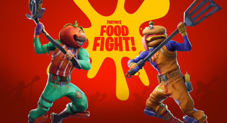 Challenges and rewards come to the Food Fight LTM in this Fortnite concept