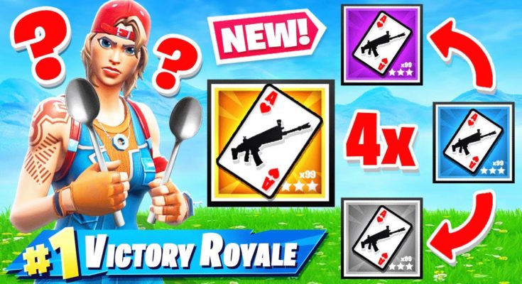 SPOONS Card Game *NEW* Game Mode in Fortnite Battle Royale