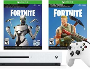 Xbox One S 1TB/2TB Fortnite Eon Cosmetic Epic Bundle: Fortnite Battle Royale, Eon Cosmetic, 2,000 V-Bucks and Xbox One S Gaming Console with 4K Blu-Ray Player
