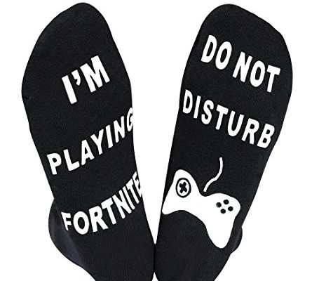 YILLEU Men's Women's Cotton Novelty Socks Great Gift for Fortnite Gamer Lovers