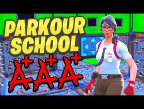 I went to PARKOUR SCHOOL in Fortnite!