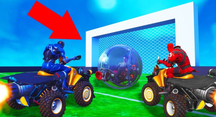 Playing ROCKET LEAGUE In FORTNITE! (Creative Mode)