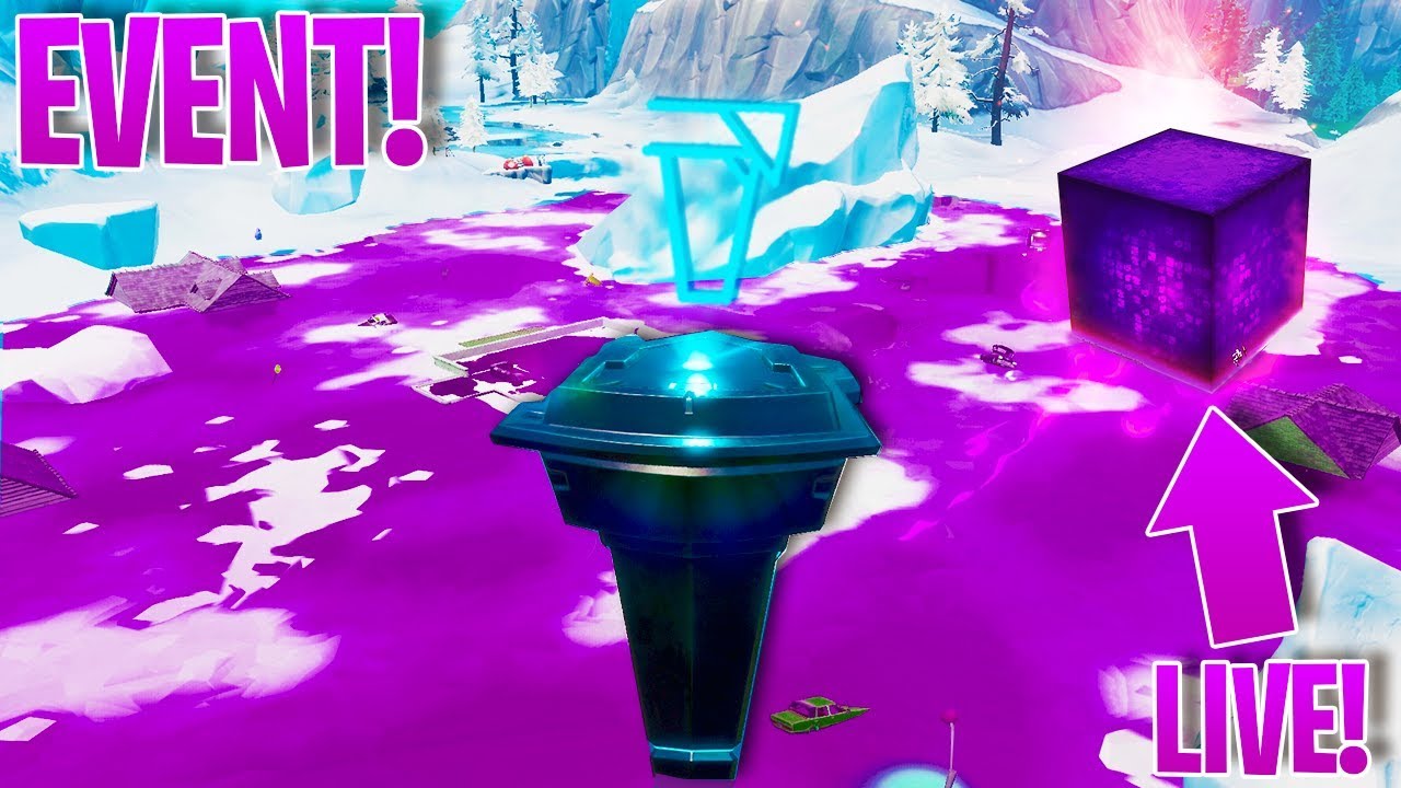 Fortnite Loot Lake Event Live Now Greasy Grove Cube Event - fortnite loot lake event live now greasy grove cube event