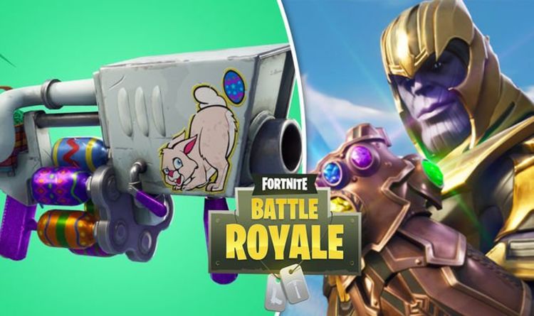 fortnite update 8 40 early patch notes egg launcher thanos loot lake downtime - fortnite season 4 thanos trailer