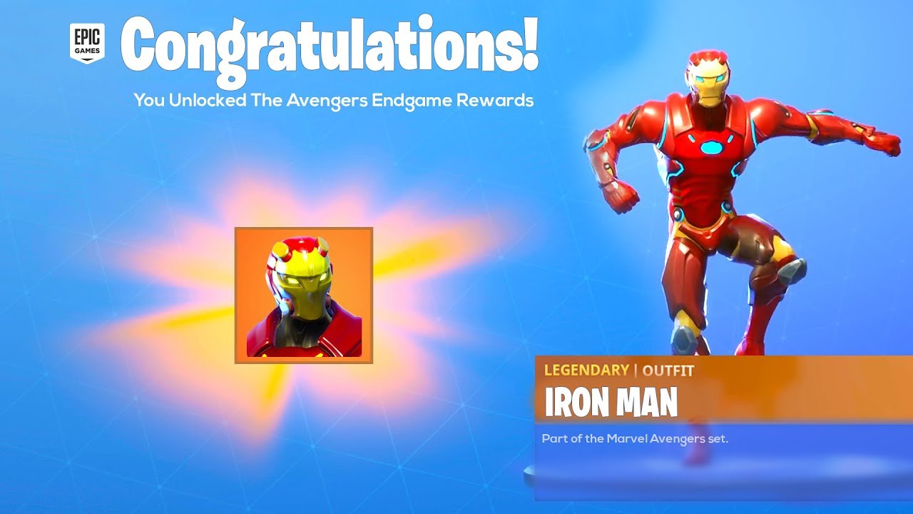 the avengers endgame event free rewards in fortnite - avengers endgame event in fortnite
