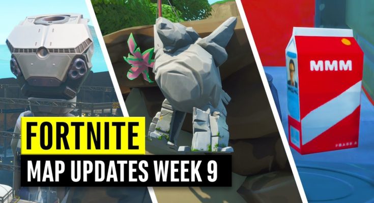 Fortnite | Map Changes and Secret Updates! Week 9 Season 9
