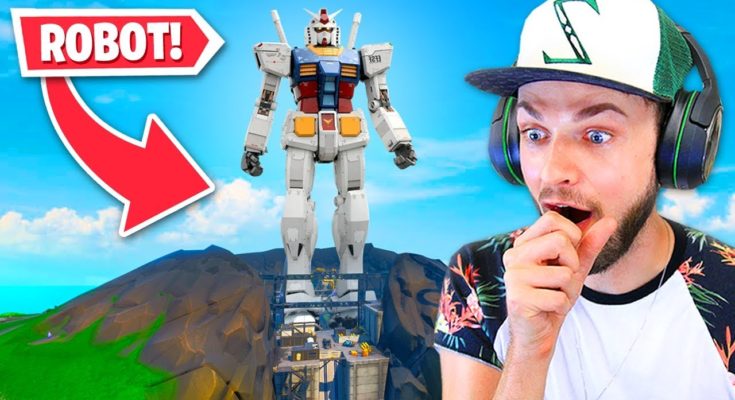 GIANT *ROBOT* being built NOW in Fortnite!