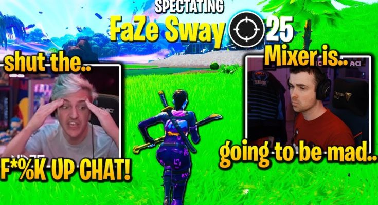 NINJA *FULL TOXIC* after FaZe SWAY *GOES OFF* in Fortnite Friday!