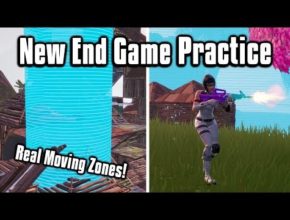 Real Moving Zone/Storm Wars - New End Game Practice (Fortnite Battle Royale)