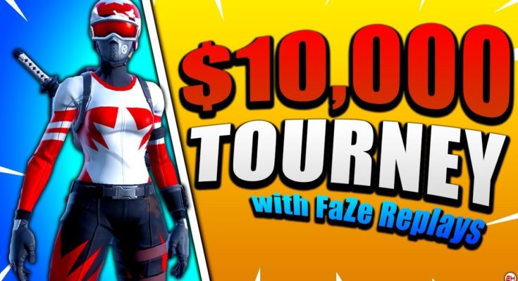 🔴 $10,000 Friday Fortnite Tournament with FaZe Replays at 4pm EST!