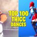 TOP 100 THICC FORTNITE DANCES IN REAL LIFE.!
